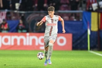 Alex Stoian, în extaz după golul fulgerător care a aprins SuperLiga!