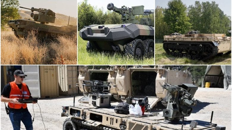 Dronele obligă Armata SUA să-și regândească vehiculele de luptă robotizate. Patru prototipuri revoluționare
