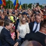Nicușor Dan, primit cu entuziasm la Chișinău: Peste 80% dintre basarabenii cu cetățenie română i-au acordat votul