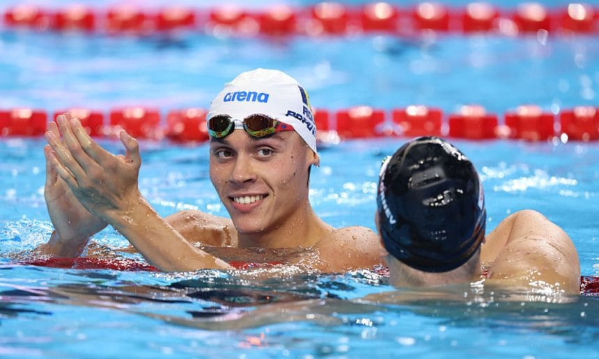 David Popovici a impresionat Ambasada SUA la București prin performanța sa excepțională la Singapore