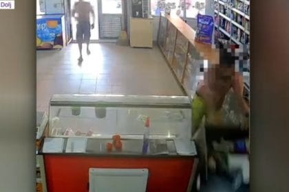 Haos într-un magazin din Dolj: Client violent distruge mobilierul după ce vânzătorul i-a refuzat băutura