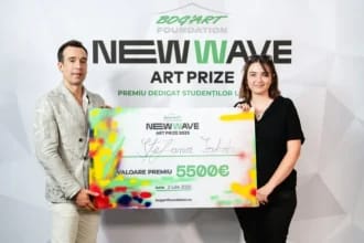 Finala NEW WAVE Art Prize: Studentă din Timișoara câștigă premiul de 5500 euro oferit de Fundația Bog’Art