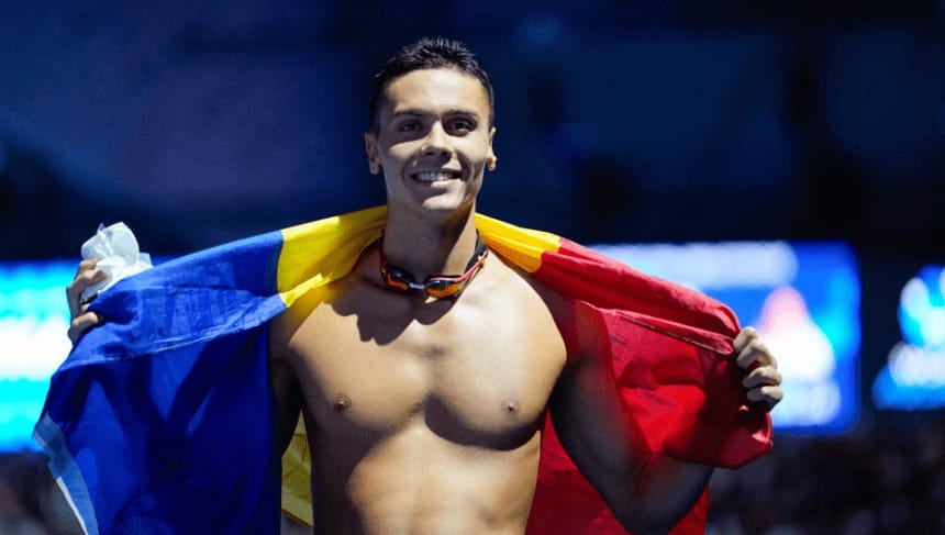 David Popovici transmite un mesaj emoționant fanilor după performanța istorică la Campionatul Mondial de Natație de la Singapore