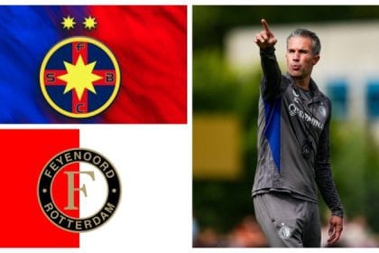 Robin van Persie reacționează după ce a aflat adversarul în Europa League: FCSB va primi vizita Feyenoord acasă
