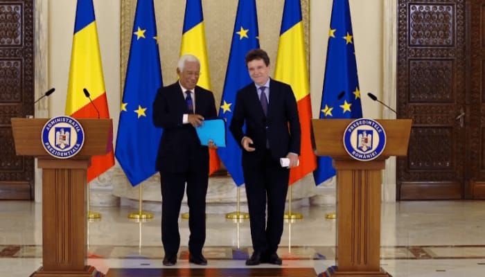 Antonio Costa, șeful Consiliului European, întâlnit de Nicuşor Dan: România, pilon esențial al securității europene Antonio Costa, șeful Consiliului European, întâlnit de Nicuşor Dan: România, pilon esențial al securității europene
