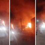 Incendiu violent la o brutărie din Gorj, riscul extinderii la casele vecine crește alarmant