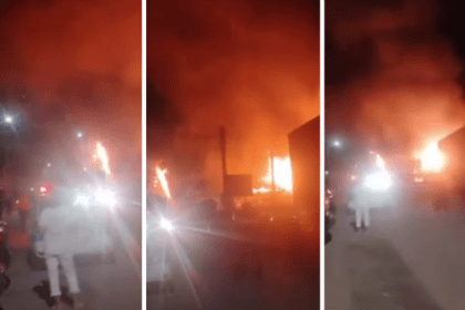 Incendiu violent la o brutărie din Gorj, riscul extinderii la casele vecine crește alarmant