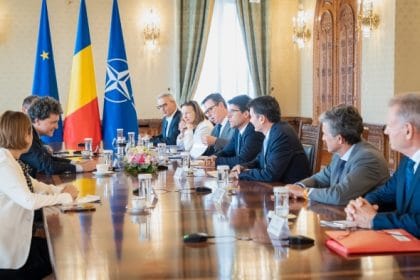 Nicușor Dan a discutat strategic cu liderii Airbus și ambasadorii Franței, Germaniei și Spaniei