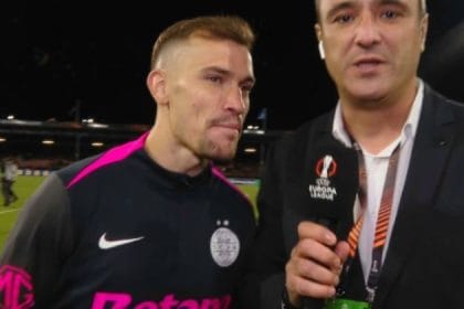 Darius Olaru îl imită pe Gigi Becali după victoria din Olanda: spune cuvintele și pleacă imediat