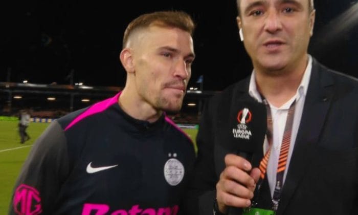 Darius Olaru îl imită pe Gigi Becali după victoria din Olanda: spune cuvintele și pleacă imediat