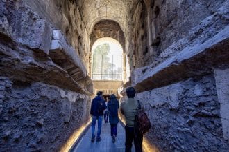 Pasajul subteran secret al Colosseumului din Roma, dezvăluit pentru vizitatori în această lună