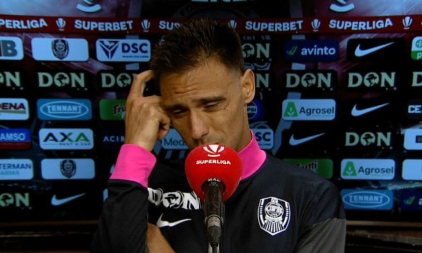 CFR Cluj, la un pas de retrogradare: căpitanul, emoționat, admite scenariul unui sezon în Liga 2 CFR Cluj e pe loc de baraj, iar căpitanul, cu lacrimi în ochi, nu s-a abținut: ”La anul jucăm în Liga 2, la 11 dimineața”
