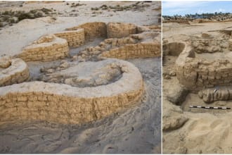 Fortăreață egipteană veche de 3.500 de ani, descoperită pe un drum militar din deșertul Sinai. Ce au găsit arheologii în interior