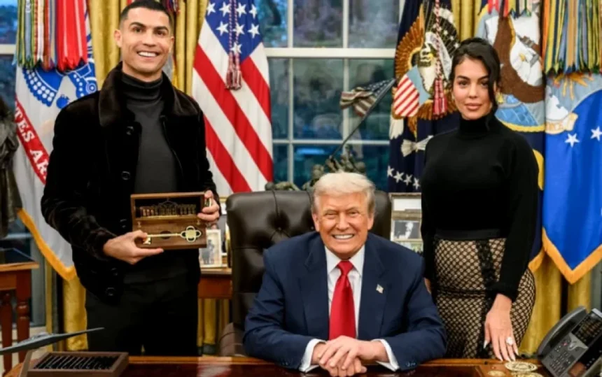Georgina Rodriquez, apariție spectaculoasă la Casa Albă. Cum s-a îmbracat la întâlnirea cu Donald Trump
