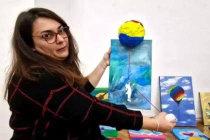 Capodoperă surpriză la Psihiatrie. Tabloul unui pacient din Sibiu, comparat cu o operă a lui Banksy