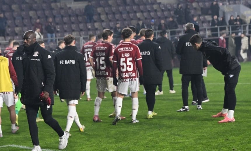Ce s-a întâmplat la finalul partidei Rapid