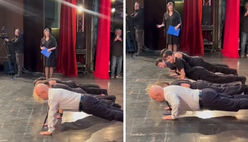 Surpriză la antrenament: câte flotări a reușit Emil Boc alături de sportivii de performanță Emil Boc a făcut flotări alături de sportivi de performanță. Câte a reușit să execute