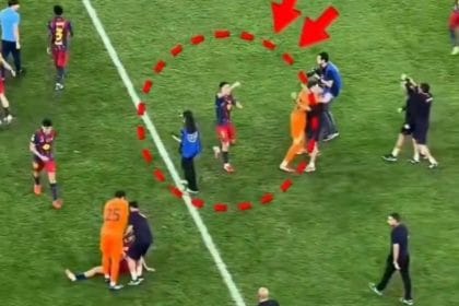 Scandalos! Riscă suspendarea în urma gestului obscen făcut imediat după Barcelona