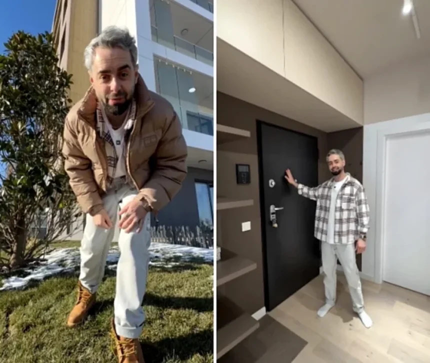 Cum arată apartamentul lui Radu Bucălae: „Un vis devenit realitate”. Locuința este amenajată după standarde înalte