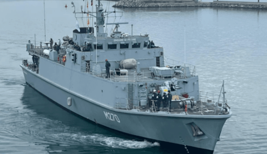 Vânătorul de mine M 270, misiune în Marea Neagră, alături de nave din Bulgaria şi Turcia