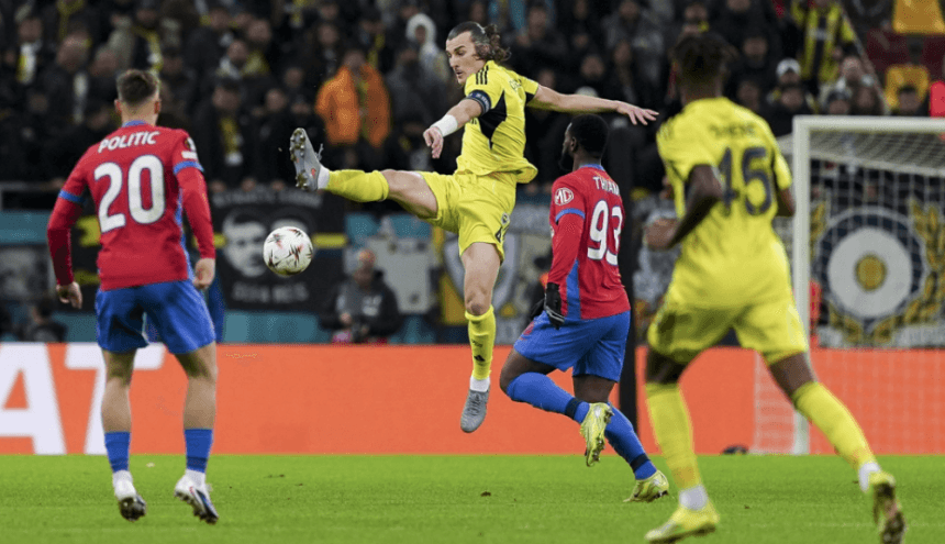 FCSB încheie participarea în Europa League după un meci bun cu Fenerbahce pe Arena Națională