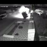 Accident grav provocat de un minor: a furat mașina bunicului și s-a izbit de un cap de pod. În autoturism mai erau doi adolescenți