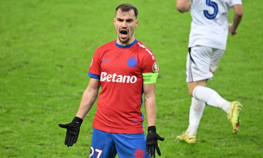 Darius Olaru, ”uitat” la Arena Națională: căpitanul FCSB-ului a plecat cu duba, după FCSB