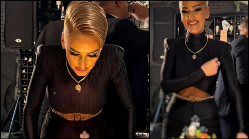 Gabriela Lucuțar a împlinit 42 de ani! Imagini de senzație cu tortul „macabru” al „Reginei Întunericului”