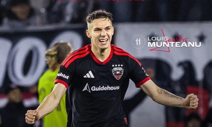 GOOL Louis Munteanu! Românul „a spart gheața” la DC United și a fost ales omul meciului
