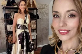 Andreea Marin, strălucitoare la prezentarea de modă Elena Perseil. Ce vedete au urcat pe podium. „Pentru Violeta mi-a plăcut o rochie roșie ca focul”