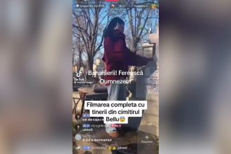 Control judiciar pentru tinerii care au dansat și simulat că fac sex pe mormintele din Cimititul Bellu