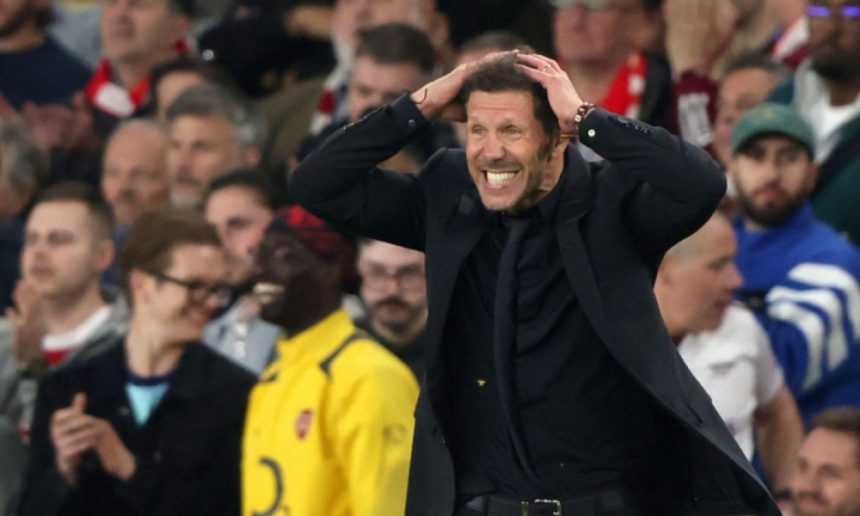 Diego Simeone explodează: reacție neașteptată după faza controversată de la Arsenal Reacție neașteptată a lui Diego Simeone, după faza din Arsenal