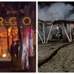 Alertă în Mamaia: incendiu la Argo, un beach bar aflat pe plajă. Intervenție de urgență a pompierilor