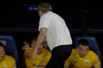 Camerele au surprins tot! Ce a făcut Gică Hagi, chiar înainte să se termine România -1