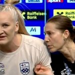 Crina Pintea, ieșire nervoasă: „Vă opriți sau vă opresc eu!”. Handbalista lui CSM București a vrut să se ridice de pe scaun din cauza unui jurnalist