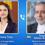 Oana Țoiu, discuție cu șeful diplomației iraniene: „Am subliniat necesitatea redeschiderii în condiții de siguranță a Strâmtorii Ormuz”