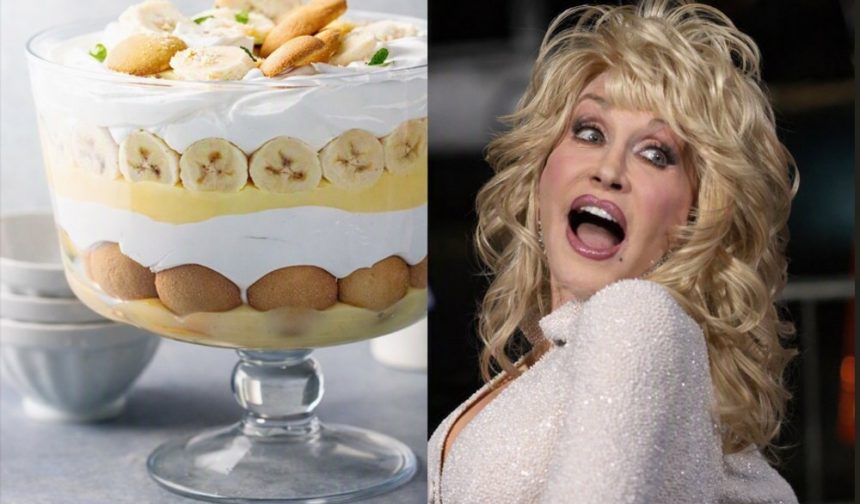 Rețeta secretă de budincă cu banane a mamei lui Dolly Parton, păstrată în familie de generații Budinca cu banane pe care mama lui Dolly Parton o pregătea familiei. Rețeta care continuă să fie folosită până în prezent