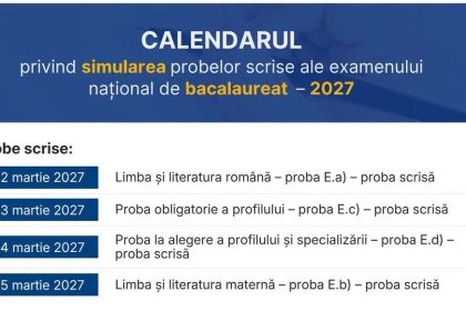 Bacalaureat 2027, calendarul noului examen. Când vor avea loc simulările și probele scrise