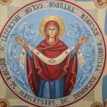 Acoperământul Maicii Domnului, sărbătorit pe 1 octombrie. Este una dintre cele mai importante sărbători dedicate Fecioarei Maria